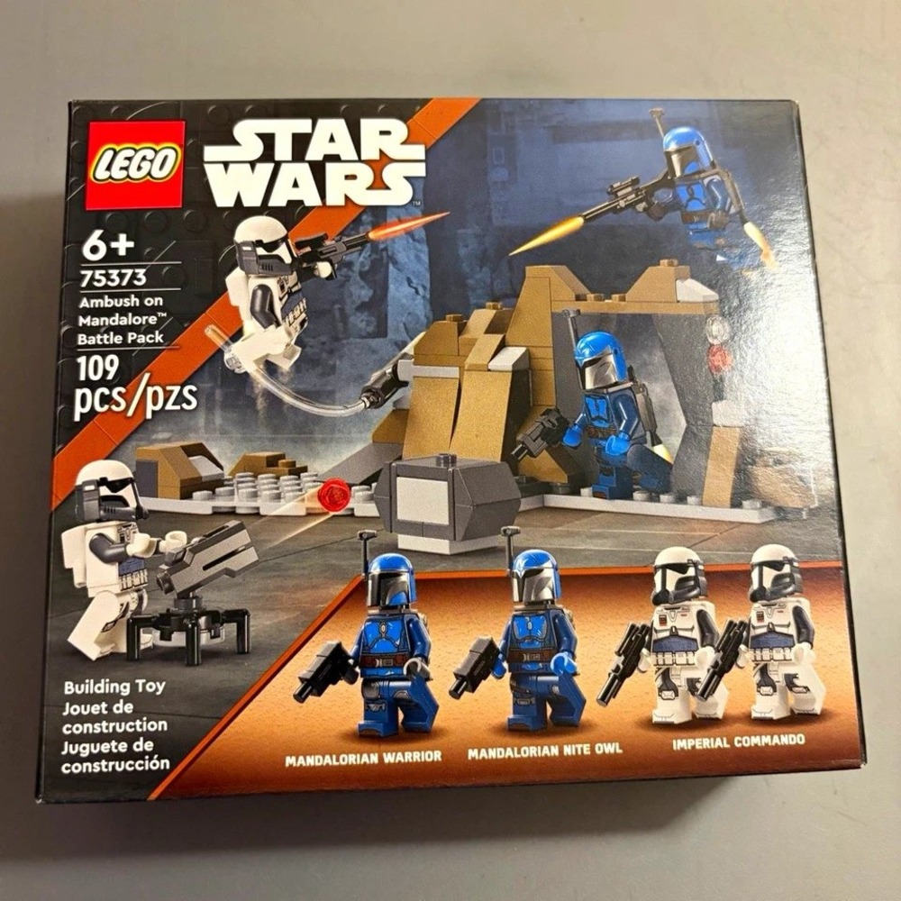 LEGO Star Wars Ambush on Mandalore Battle Pack 75373 Mandalorian Minifigures Set